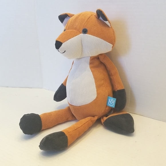 Manhattan Toy Company Folksy Foresters Orange Fox Plush Doll – Cozy Woodland - Picture 3 of 9
